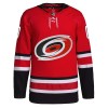 Mænd NHL Carolina Hurricanes Trøje Tilpasset Adidas 2023-24 Rød Tredje Authentic